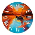 thumbnail image 2 of Designart 1 in Quartz Coastal Wall Clock, 2 of 5