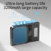 G350 Handheld Game Console 3.5 IPS Screen Linux System RK3326 Portable Console with 3200mAh Battery Black