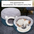 thumbnail image 6 of Small Dog Bed Warm Winter Cozy Cushion for Sleeping Chihuahua Hideaway House Washable Foldable Pet Supplies for Cats and Small Breeds Under 8kg, 6 of 9