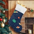 thumbnail image 5 of GZHJMY Christmas Stocking, Personalized Space Planet Large Candy Stocking, 1 PCS Hanging Gift Xmas Stocking Decoration for Family Holiday Party Ornaments Decor Fireplace, 5 of 7