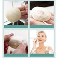 thumbnail image 4 of 4PC Natural Loofah Cleansing Face Towel Pulp Exfoliating Makeup Remover Deep Cleaning Skin Reusable Washcloth, 4 of 8