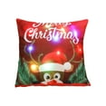 thumbnail image 2 of Funda de almohada de poliéster, decoraciones navideñas, almohadas navideñas, regalos navideños, luces LED, cojines cortos estampados para sofás, fundas de almohada, decoraciones de Halloween, decoraci, 2 of 6