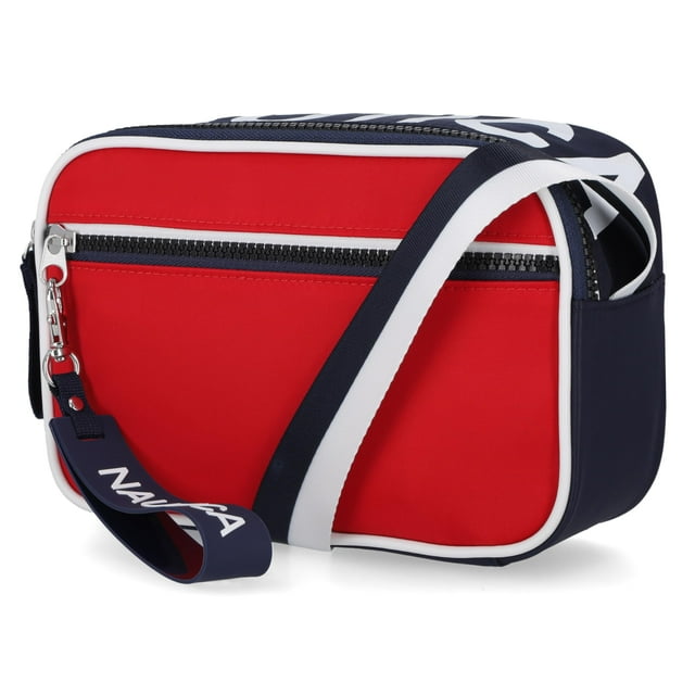 Bandolera Nautica High Seas Camera Bilateral Roja Mujer