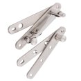 thumbnail image 3 of LOLIPPYY Silver Hinge 1Set Swivel Joint Hinge for Wooden Doors Durable Easy to Install Hardware Hinges, 3 of 8