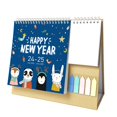 thumbnail image 4 of Mini Desk Calendar, Small Calendar 2024-2025 -Standing Flip Desktop Calendar with Stickers for Home Office School Desk Decorations, 4 of 4
