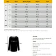 thumbnail image 7 of ZXSXSY Graphic Tees for Women Letter Print V-Neck T-Shirts Long Sleeve Casual Tops, 7 of 7