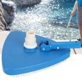 thumbnail image 1 of Pool Cleaner Rotary Manual Triangular Portable Weighted Triangular Shape Swimming Pool Vacuum Head Brush Cleaning Tool Accessories For Home Yard, 1 of 5