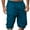 Blue, variant on Cargo Shorts Men Bermuda Shorts Knee Length Elastic Waist Hiking Shorts with Pockets Dressy Casual Big and Tall Black L
