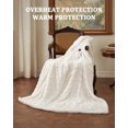 thumbnail image 2 of Throw Sherpa Heated Blanket, 50"x60" Temperature Control & Timer Settings, Machine Washable Fast Heating Electric Throw, ETL Certified for Bedroom & Living Room, 2 of 9