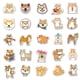 thumbnail image 2 of Set de stickers WLJIAO de 50 piezas impermeables de perros Shiba Inu, 2 of 7