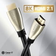 thumbnail image 2 of GearIT Premium Braided HDMI 2.1 8K 60Hz 48Gpbs Cable 6.6ft, 2 of 8