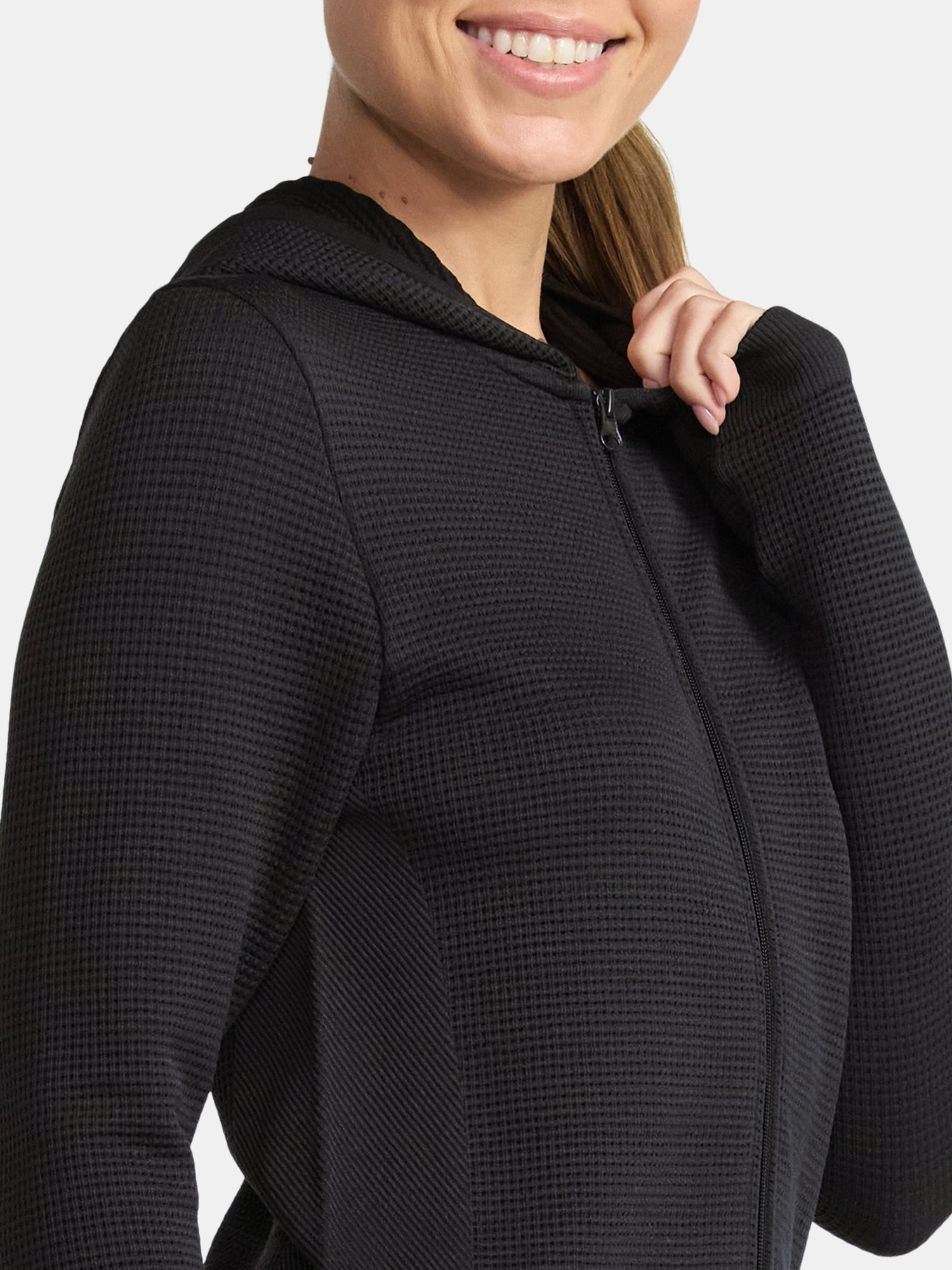 Avia Women's Seamless Zip Hoodie, Sizes XS-XXL