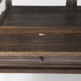 thumbnail image 7 of Mercana Arelius 42" Square Glass Top Display Coffee Table in Brown And Black, 7 of 7
