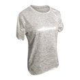 thumbnail image 4 of WTXUE T-Shirts Short Sleeve, Crew Neck Shirts for Women's Hot Stamping T Shirt Solid | Casual for Women Gold M, 4 of 4