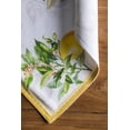 thumbnail image 3 of Maison d' Hermine Limoncello 100% Cotton Set of 4 Placemats for Dining Table | Kitchen | Wedding | Everyday Use | Dinner Parties | Spring/Summer (13 Inch by 19 Inch), 3 of 5