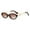 C, variant on Retro Oval Sunglasses for Men Women Narrow Round Shades 90s Style Lightweight Comfortable Cycling Glasses