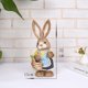 thumbnail image 1 of Decoración De Pareja Paja De Simulación Conejo De Pascua Lindo Suministros De Vacaciones Para Niños Exquisitos, 1 of 4