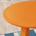 thumbnail image 4 of Lola Outdoor Iron 3 Piece Bistro Set, Matte Orange, 4 of 8