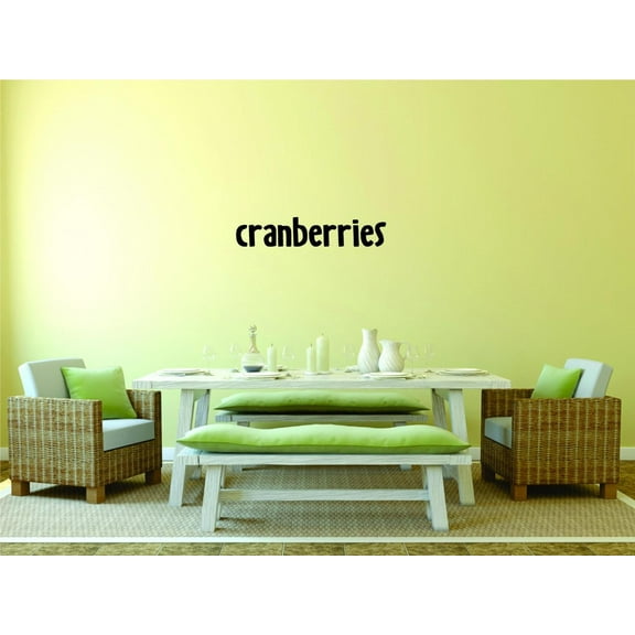 Do It Yourself Wall Decal Sticker Cranberries Home Decor 10x40"