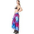 thumbnail image 4 of HAPPY BAY Women's Bikini Beach Wrap Swim Cover up Swimwear Bathing suit Summer Wraps Swimsuit Beachwear Sarong Coverups Skirts for Women One Size Royal, Tie Dye, 4 of 5