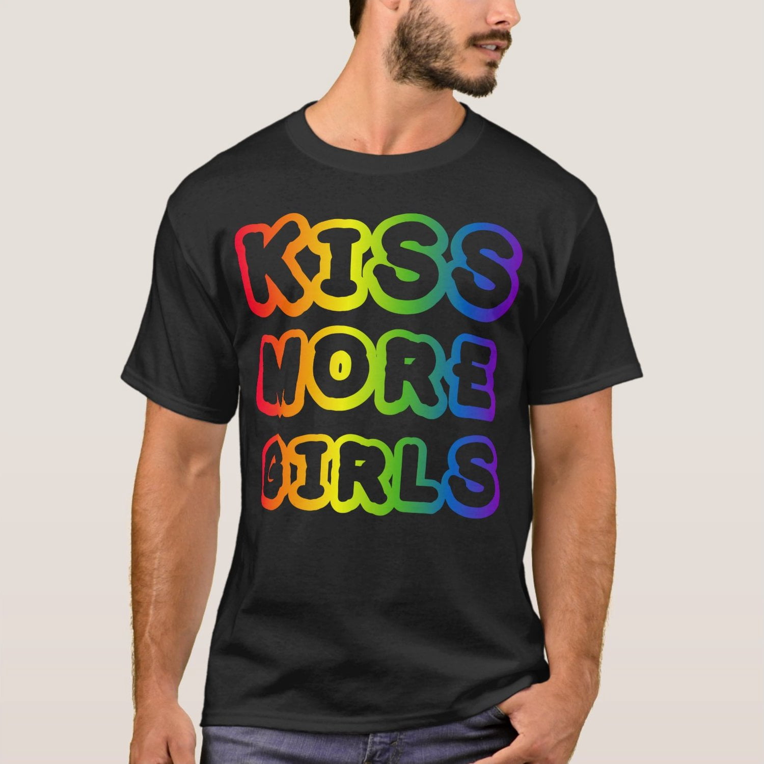 SFNEEWHO Tie Dye Unisex T-Shirts Kiss 