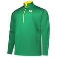 thumbnail image 2 of Men's Fanatics Green Oregon Ducks Big & Tall Defender Quarter-Zip Top, 2 of 3