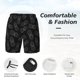 thumbnail image 3 of Fotbe White Pineapples Traje de Baño para Hombre – Shorts de Natación de Secado Rápido con Forro y Bolsillos-Medium, 3 of 6