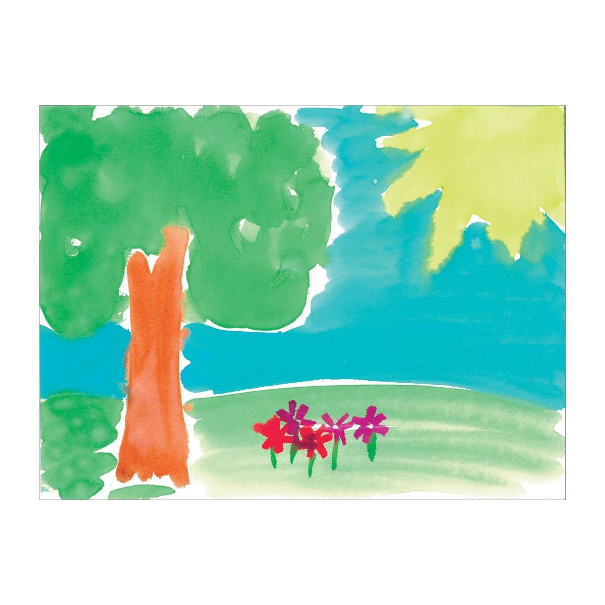 Kaplan Early Learning 16 Color Washable Watercolor Paint Trays - Set of 12
