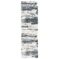 thumbnail image 4 of SAFAVIEH Fontana Shag Dara Abstract Plush Area Rug, Grey/Ivory, 9' x 12', 4 of 5