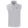 thumbnail image 2 of Men's Cutter & Buck  Gray NYU Violets Big & Tall Charter Eco Full-Zip Vest, 2 of 3