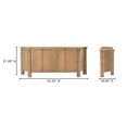 thumbnail image 3 of Moe's Home Collection Treccia Sideboard Wood Natural, 3 of 5