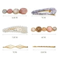 thumbnail image 2 of ZYNERY 30 Pieces Hair Clips, Rhinestone Hair Clips, Metal Hairpin, pearl hair clips, metal vintage hair clips Hair Accessories for Women Girls, 2 of 11