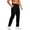 Black, variant on Zimjoy Mens Quick Dry Joggers Breathable Moisture-Wicking Pants Elastic Waistband Lightweight Pants for Running, Gym, Hiking, Black L