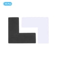 thumbnail image 3 of Uxcell 5s Location Marking Corner 2x2x0.8" 15 Pack L Shaped Floor Marker for Table, Desk, Floor, Black, 3 of 5