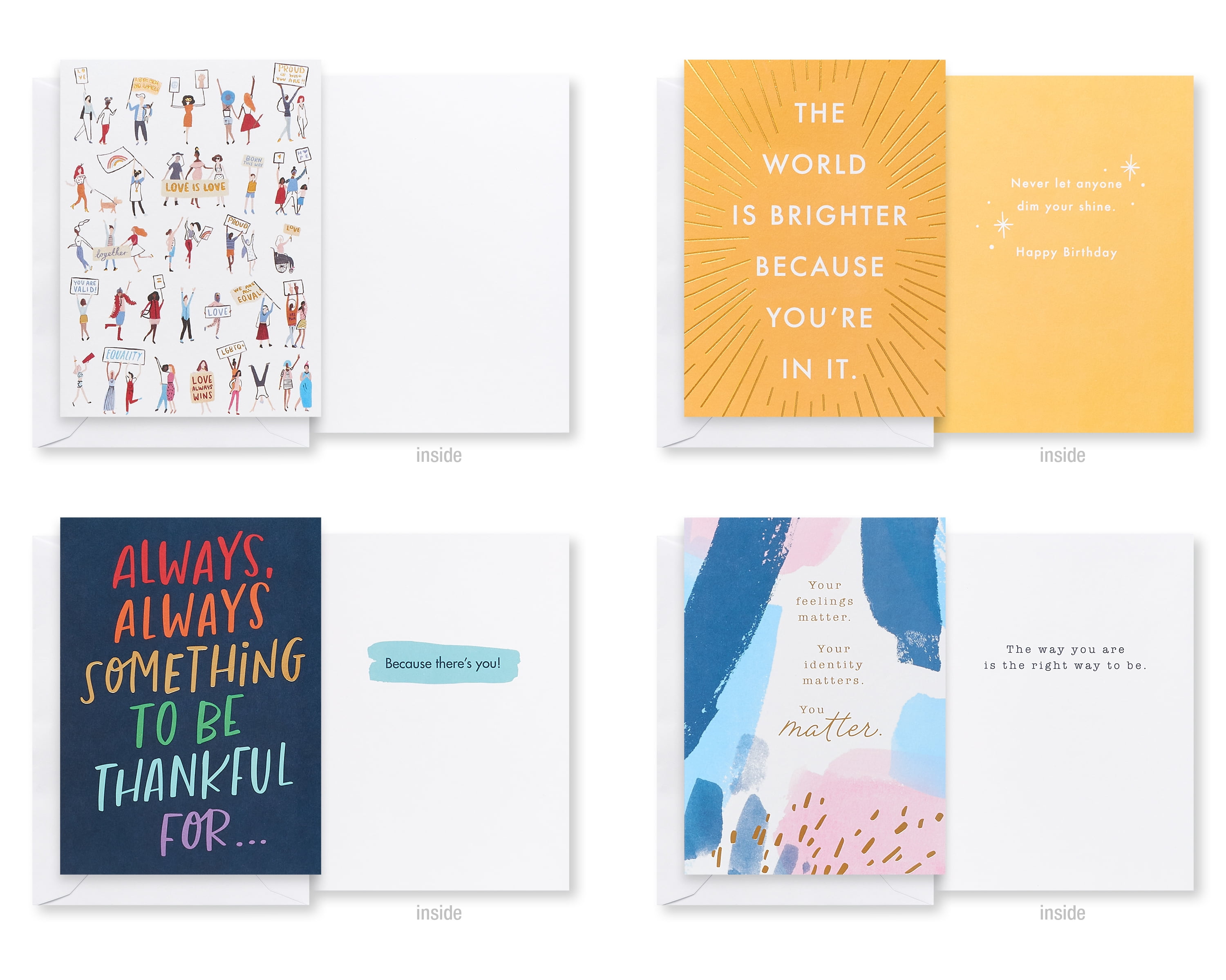 American Greetings Pride Cards, LGBTQ+ Bundle (32-Count)
