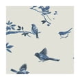 thumbnail image 4 of HAOXIT Blue White Floral Square  Flower Bird Table Cloth Rustic Washable Polyester Table Cover for Kitchen Dining Room Party Indoor Outdoor Home Decor 36*36, 4 of 8