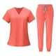 thumbnail image 3 of Conjunto médico Strade Fareast Limited para mujer 2XL con pantalones y top de enfermera, 3 of 8