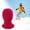 C, variant on Quick Dry Knitted 3 Hole Thermal Balaclava Multi Wear Breathable Ski Cycling Full Face Head Wrap