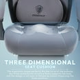 thumbnail image 6 of GOOSEA Fabric Gaming Chair with Heated Massage Lumbar Support, Big and Tall Game Chair for Adults, High Back PC Chair with Pocket Spring Cushion and Footrest, Grey, 6 of 10