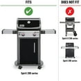 thumbnail image 4 of Weber 7637 Cooking Grates for Spirit 200 Series Grills Bundle with Generic Aluminum Drip Pans Set of 3 and Grill Cover Barbecue Waterproof Outdoor Protection, 4 of 9