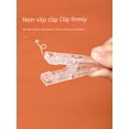 thumbnail image 2 of Semi-Transparent Plastic Windproof Clips for Hanging - Versatile Large & Small Sizes for Quilts, Socks, Clothes - Strong Grip with See-Through Design for Easy Item Identification, 2 of 5