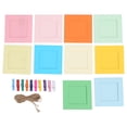 thumbnail image 3 of Paper Picture Frameswith Clips Rope,4 Inch Home Decor Paper Photo Frames DIY Wall Hanging Paper Photo Frames Built to Last, 3 of 14