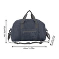 thumbnail image 3 of CSStudio Lightweight Foldable Gym Duffle Bag with Separate Shoe Compartment Water Bottle Pocket Detachable Strap for Travel Sports Weekend Trip, 3 of 7
