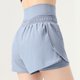 thumbnail image 4 of Gibobby Shorts Deportivo Ropa deportiva de verano, pantalones cortos deportivos de cintura alta 2 en 1, elásticos, de secado rápido, sueltos, para Yoga, gimnasio, pantalones c(Azul, XXL), 4 of 5