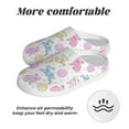 thumbnail image 6 of Lsque Easter Colorful Rabbit Pattern Womens Comfort Cotton on Scuff With Memory Foam and Anti-skid Sole Slipper-37/38, 6 of 7
