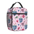 thumbnail image 2 of Valentines Day Pattern Cup Of Coffee Flow Reusable Insulated Lunch Bag - Waterproof & Portable Tote For Men And Women, 2 of 9