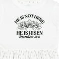 thumbnail image 4 of Inktastic He is Not Here; He is Risen Girls Toddler Dress, 4 of 5