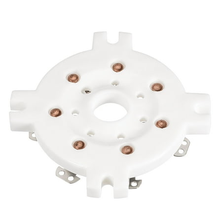 

Uxcell 7pin Tube Socket Ceramics for Vacuum Tube Silver plated for Tube