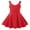 Red, variant on Aideaone Girls Sleeveless Square Neck Dress Ruched Waist A Line Church Party Style for Tweens Teens 7-16