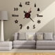 thumbnail image 1 of Xihbxyly Reloj de Pared Sin Marco, Efecto Espejo 3D Diy, Decoración Creativa para El Hogar y La Oficina, Fácil de Instalar, Esfera de Acero Inoxidable, Multiusos, Idea de Regalo Única, 80 Cm de Diáme, 1 of 2